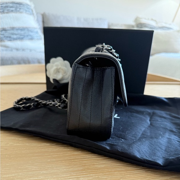 Chanel mini Rectangular in Caviar Chevron 17b iridescent - Picture 4 of 16